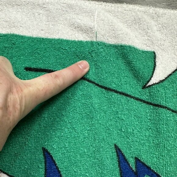 Vintage 80s Bud Light Spuds Mackenzie Party Animal  Huge Towel Budweiser 50X65 - Picture 5 of 8